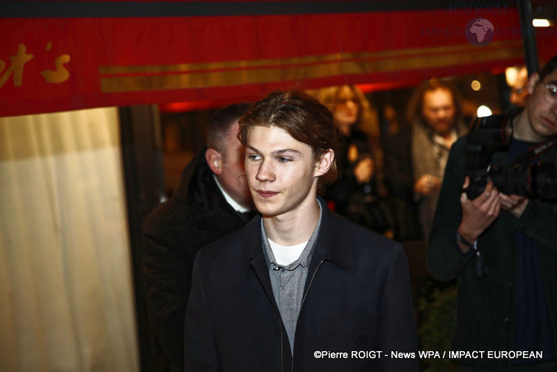 Samuel Kircher - Dîner des nommés des César 2024 au Fouquet's Paris