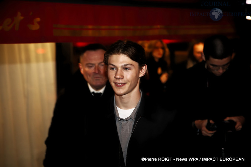 Samuel Kircher - Dîner des nommés des César 2024 au Fouquet's Paris