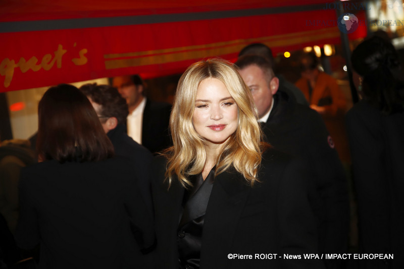 Virginie Efira - Dîner des nommés des César au Fouquet's Paris