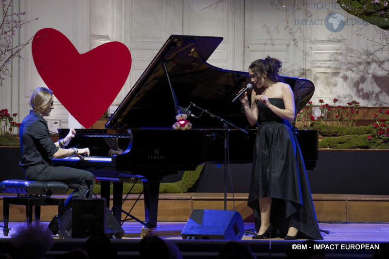 Le pianiste Marc-Olivier Poingt et la chanteuse Carolina Alabau