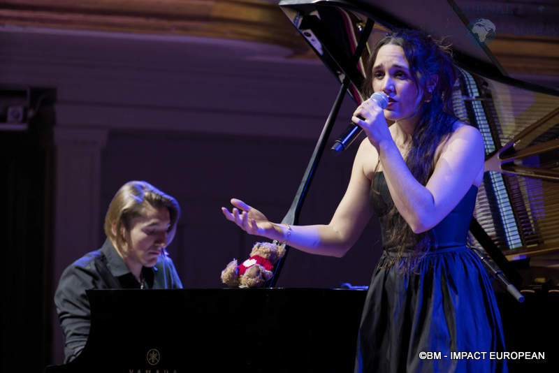 Le pianiste Marc-Olivier Poingt et la chanteuse Carolina Alabau