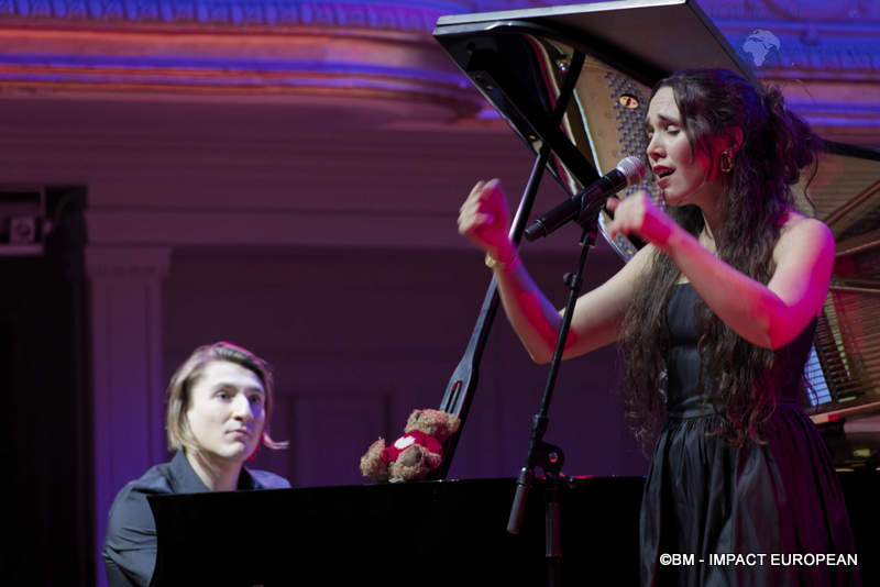 Le pianiste Marc-Olivier Poingt et la chanteuse Carolina Alabau