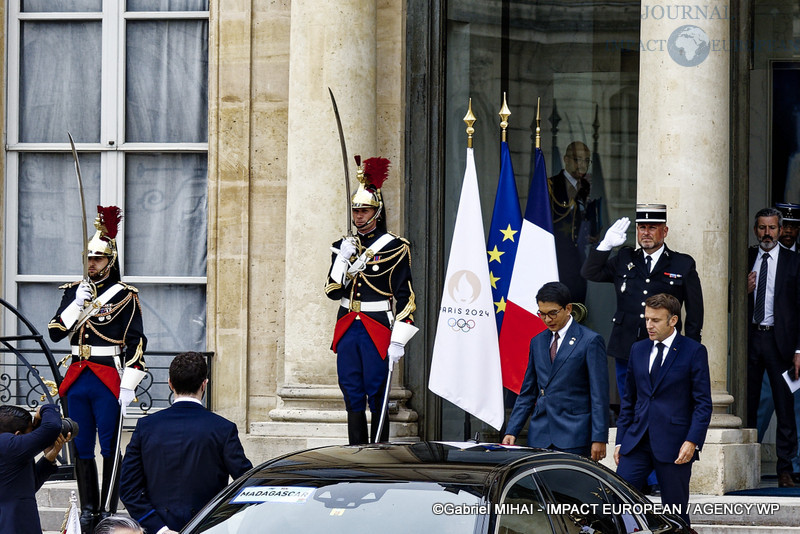 Emmanuel MACRON et Andry Rajoelina à l’Elysée