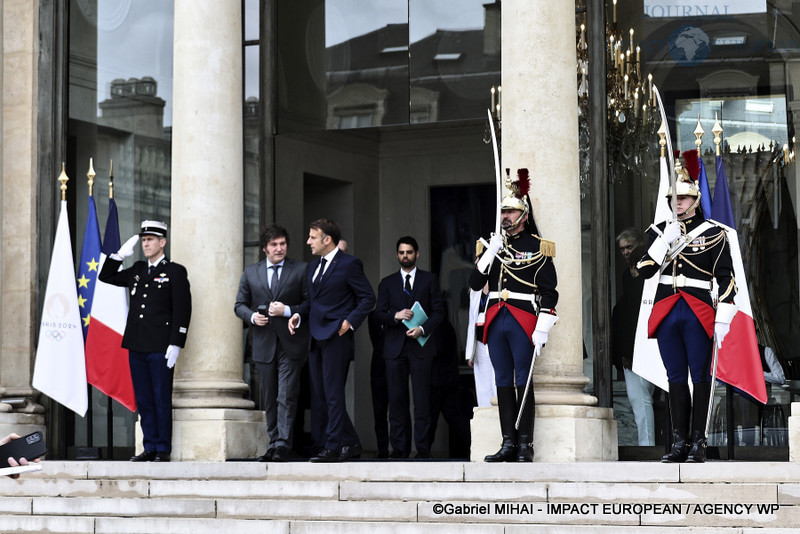 Javier MILEI et Emmanuel MACRON