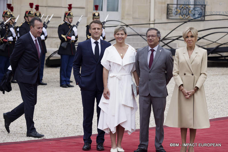 Réception des chefs d'états 73