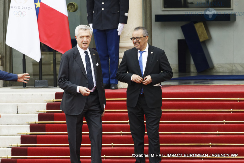 Filippo GRANDI - UNHCR et Tedros ADHANOM GHEBREYESUS - OMS