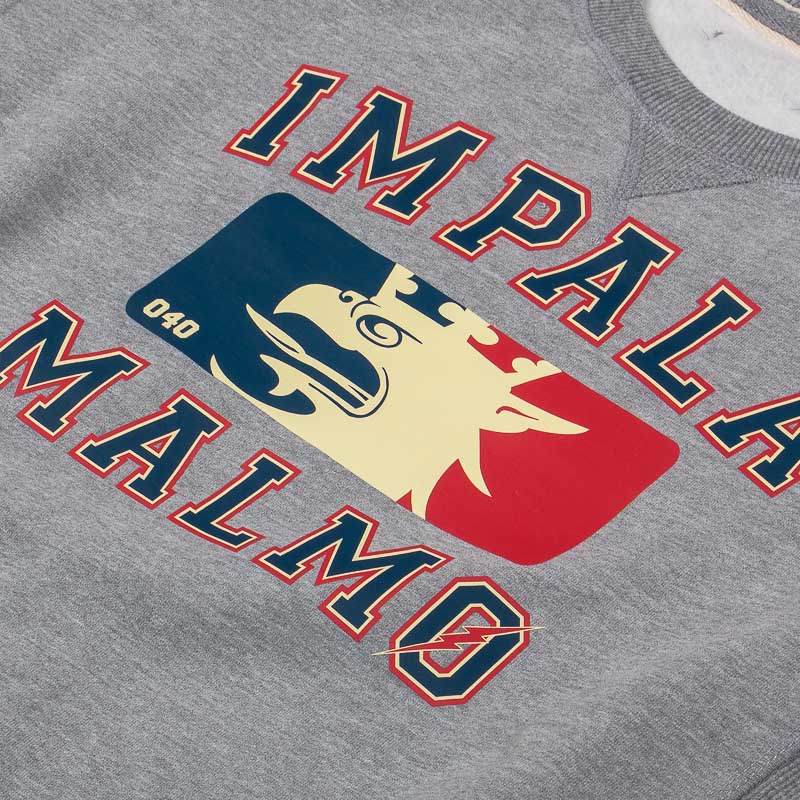 Impala Malmö Premium Sweatshirt. Gråmelerad - Impala Streetwear
