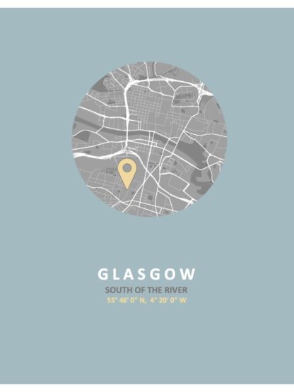 glasgow map