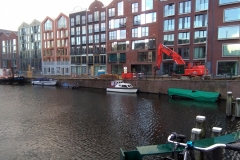 Bilderdijkkade, -gracht, vanaf de Smederij Meisterbrug (1-10-2018)