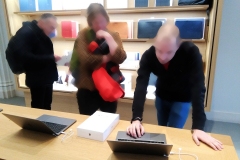 Apple Store - Amsterdam (privacy protective blurring)