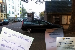 Nicolaas Beetsstraat - Mededeling van Beschikking - Is geen pakeerplek. Word FF mider een LuL - Nicolaas Beetsstraat   (16-10-2018)