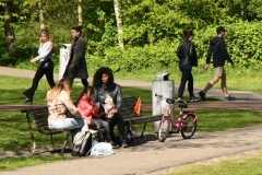 Rembrandtpark, Overtoomse Veld, Amsterdam (20-4-2020)