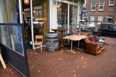 Café Bistro Bellamy ontmanteld - Bellamystraat, 2e Kostverlorenkade (20-10-2022)