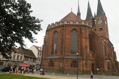 Marienkirche - Stendal - Saksen-Anhalt, Oost-Duitsland (22 augustus 2023)