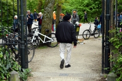 Ingang Vondelpark - Kattenlaan, Amsterdam (27-4-2022)