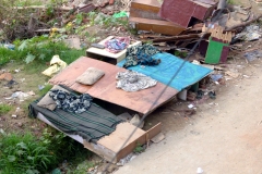 Seen from the window - Majnu Ka Tilla, Delhi  (2 augustus 2013)