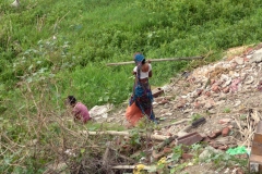 Seen from the window - Majnu Ka Tilla, Delhi  (2 augustus 2013)