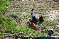 Seen from the window - Black River people - Majnu Ka Tilla, Delhi (5 September 2013)