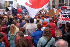 Demonstratie tegen Balkenende II (Amsterdam, 2 november 2004)