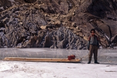 Ladakh (1999) - Bevroren Zanskar rivier (2)