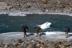 Ladakh (1999) - Bevroren Zanskar rivier (2)