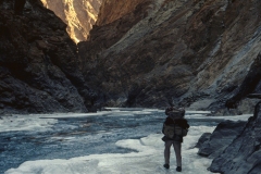 Ladakh (1999) - Bevroren Zanskar rivier (3)