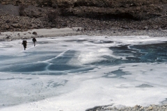 Ladakh (1999) - Bevroren Zanskar rivier (3)