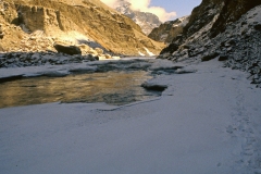 Ladakh (1999) - Bevroren Zanskar rivier (4)