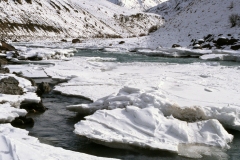 Ladakh  (1999)- Bevroren Zanskar rivier (7)