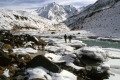 Ladakh  (1999)- Bevroren Zanskar rivier (7)