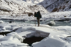 Ladakh  (1999)- Bevroren Zanskar rivier (7)