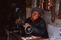 Tailor Tashi at Leh Mall Road (Main Bazaar Rd.) Ladakh - Leh (2002)