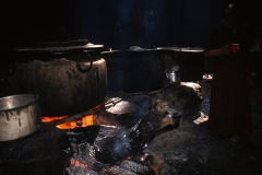 Keuken in Gompa Soma - Leh (2002)