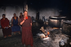 Keuken in Gompa Soma - Leh (2002)