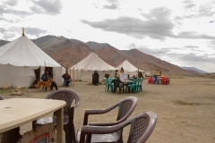 Tourist tents - Changtang - Manali-Leh Highway (juli 2017)