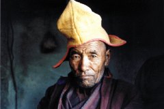 Old monk, Karsha gompa, Zanskar, India (1996)