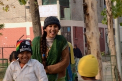 Chandigarh, - Residents of Maloya Colony (housing project) (2013)