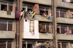 Chandigarh, - Residents of Maloya Colony (housing project) (2013)