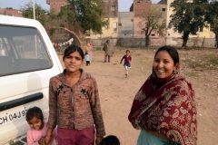 Chandigarh, - Residents of Maloya Colony (housing project) (2013)