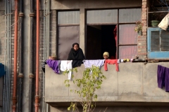 Chandigarh, - Residents of Maloya Colony (housing project) (2013)