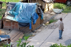 Seen from the window - Black River people - Majnu Ka Tilla, Delhi (4 September 2013)