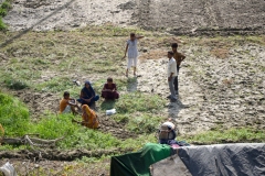 Seen from the window - Black River people - Majnu Ka Tilla, Delhi (5 September 2013)