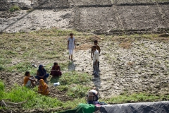 Seen from the window - Black River people - Majnu Ka Tilla, Delhi (5 September 2013)