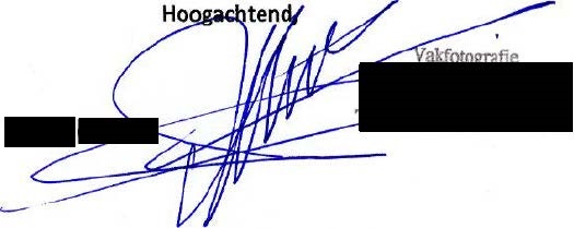 Handtekening Van Dreumelen