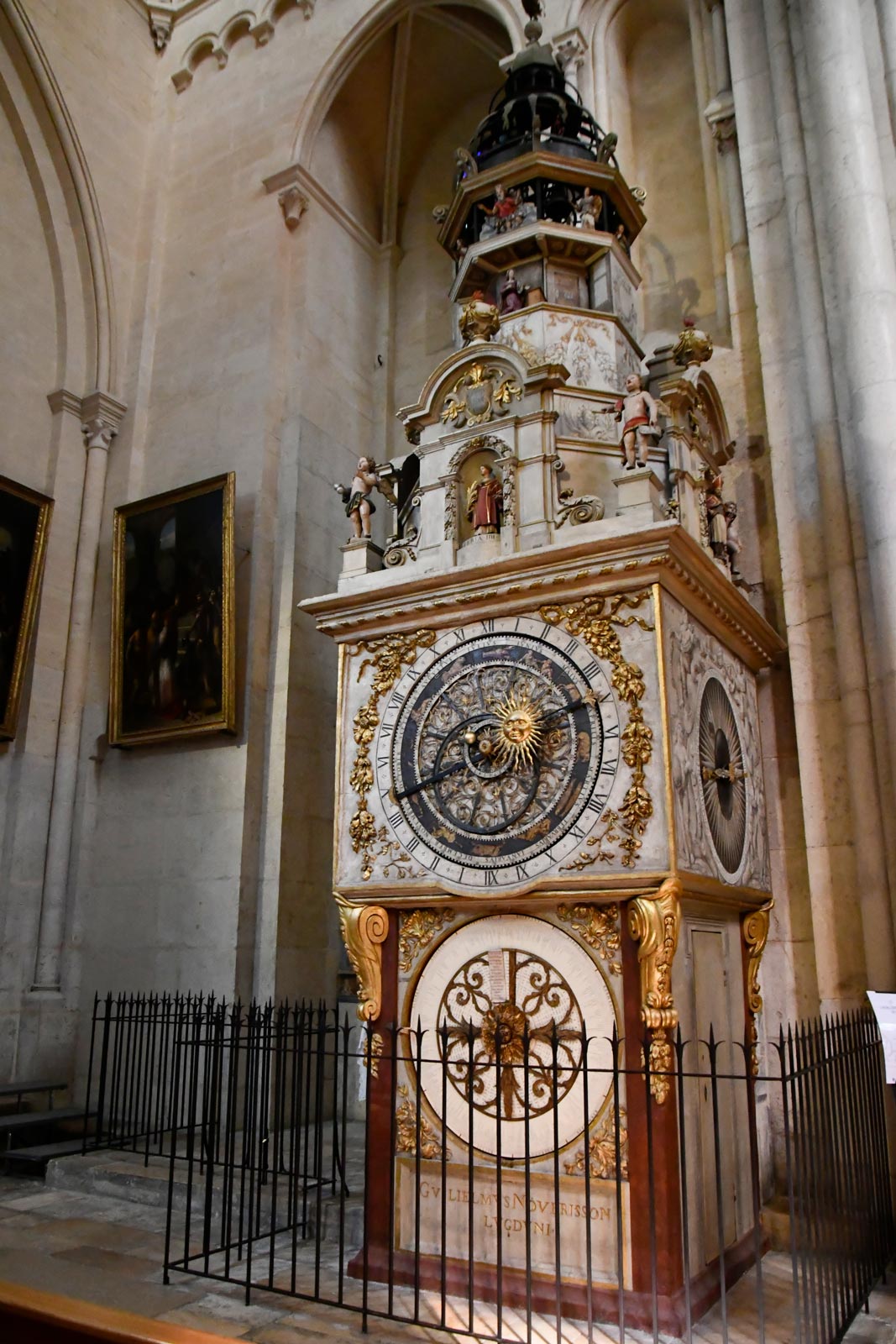 Astronomische klok in de Cathédrale Saint-Jean in Lyon (14e eeuw) (29-4-2026)