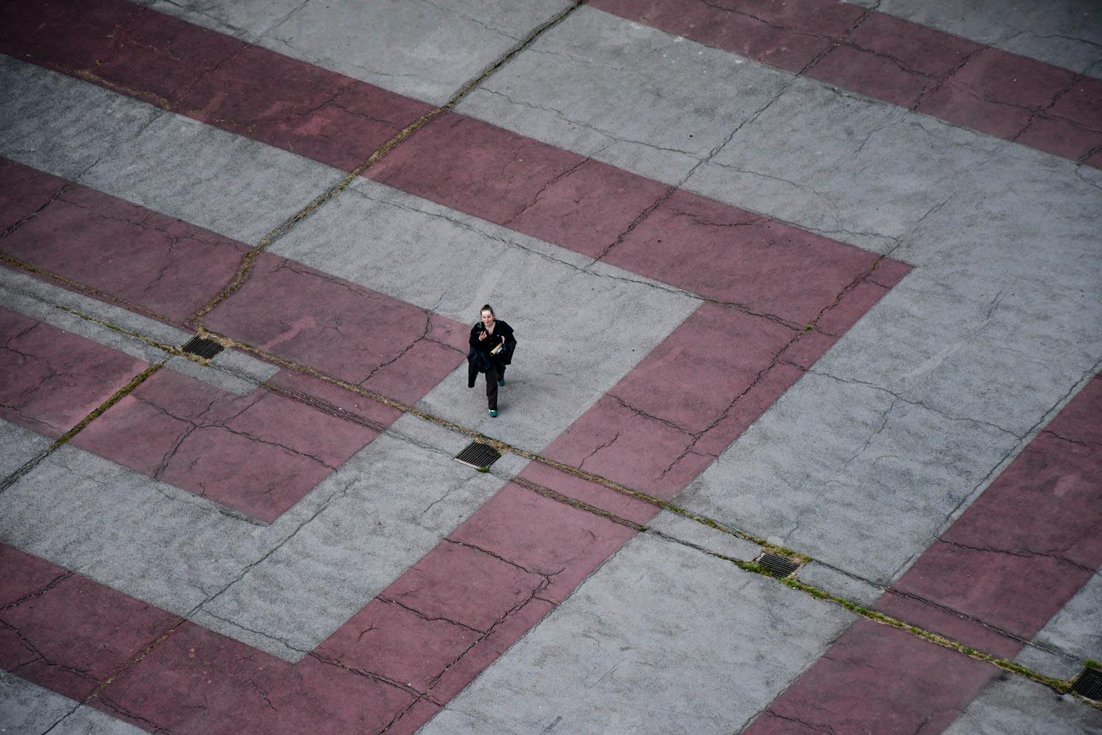 Zicht vanaf de 13e verdieping, 1 Av. Roberto Rossellini, Villeurbanne, Lyon.