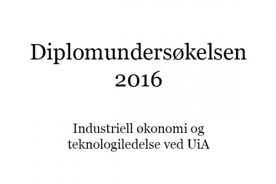 Diplomundersøkelsen 2016