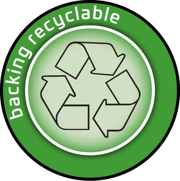 Backing Recyclable