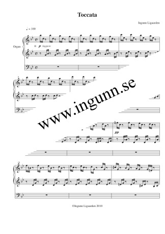 Toccata - orgelsolo