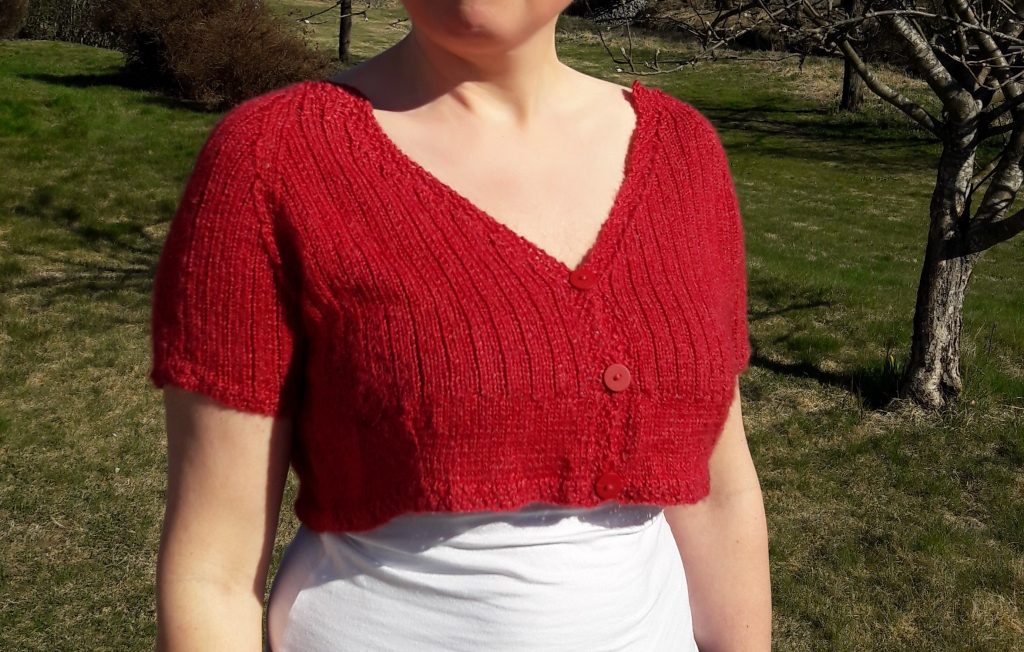 Knitted bolero by Aud B.